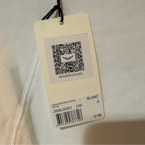 Zadig & Voltaire Western Strass Love Sweatshirt. - Picture 6 of 7